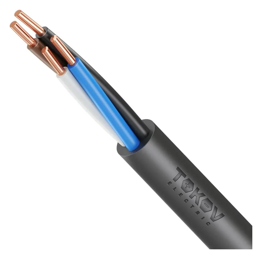 Кабель TOKOV ELECTRIC ВВГнг(А)-LS 4х10 ОК (N) 0.66кВ (м) УТ000028406