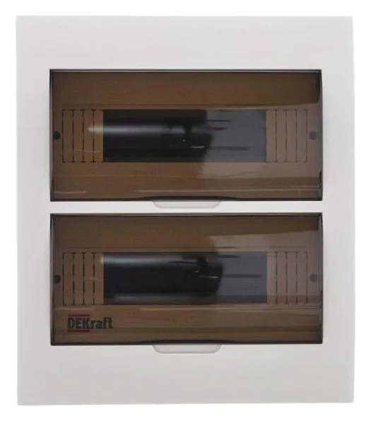 Корпус встраиваемый ЩРВ-П-24 35х30х10 24мод. IP41 пластик. DEKraft 31006DEK
