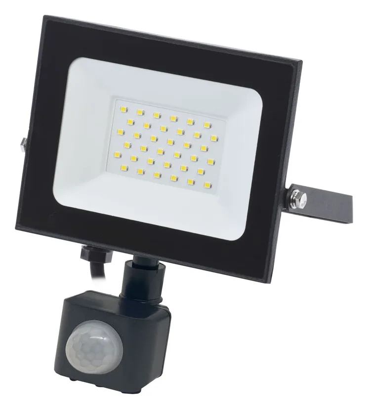Прожектор светодиодный СДО 06-30Д 6500К IP54 с ДД черн. IEK LPDO602-30-65-K02