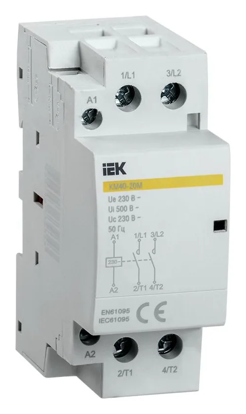 Контактор модульный КМ40-20М AC KARAT IEK MKK11-40-20