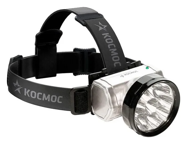 Фонарь аккумуляторный налобный Accu H10 LED 10LED аккум. NI-MH 300мА.ч встроен. ЗУ 1.2В КОСМОС KOCAccuH10LED