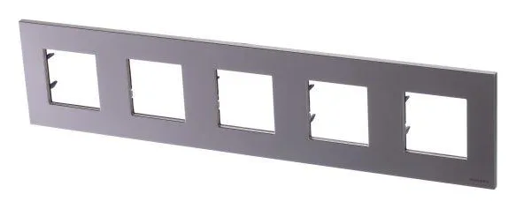 Рамка 5-м 10мод. Zenit шампань ABB 2CLA227500N1901