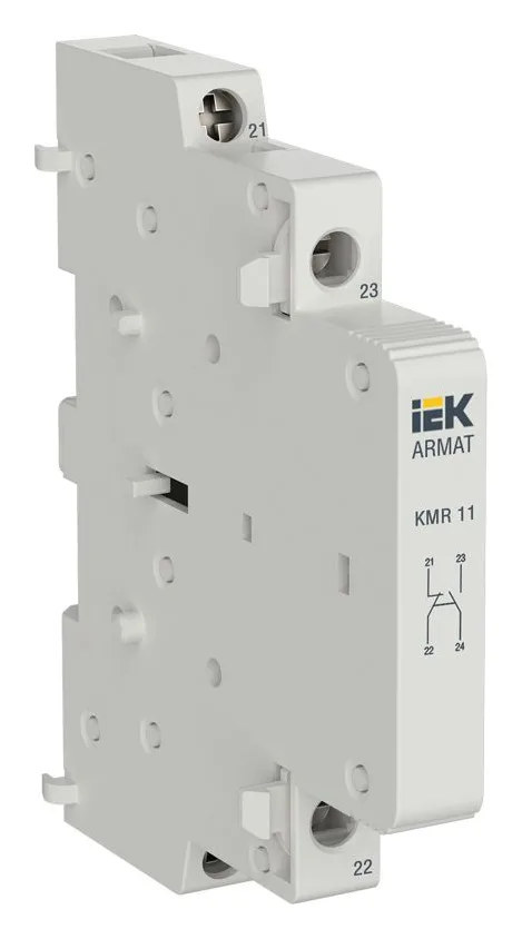 Контакт дополнительный для KMR 1НО 1НЗ ARMAT IEK AR-AUX-SCR-11-240-415