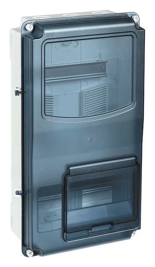 Корпус ЩУРн-П 3/12 Krepta 3 IP66 PC пластик. IEK MSP3-N-12-66-L