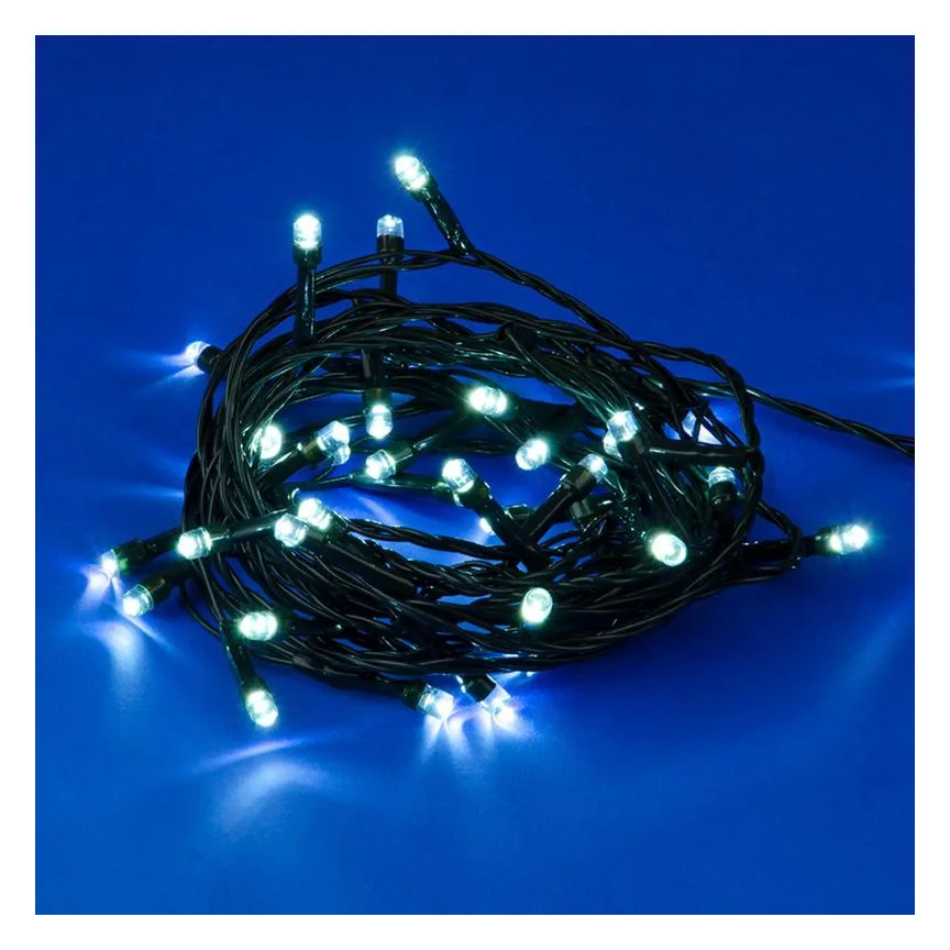 Гирлянда LED ULD-S0500-050/DGA WHITE IP20 5м 50 диодов бел. свет провод зел. Uniel UL-00007305