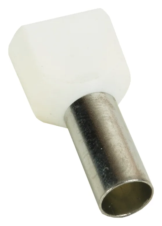 Наконечник штыревой втулочный под два провода НШвИ2 OptiKit T-Shv2-PVC- 10-14 (уп.100шт) КЭАЗ 278053
