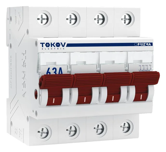 Выключатель нагрузки модульный 4п 63А PRIZMA TOKOV ELECTRIC TKE-PZ60-MDSI-4-63