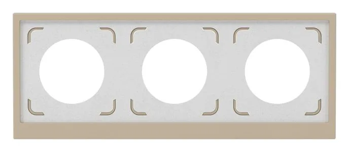 Рамка 3-м KANT IP44 ванильн. марципан DKC 7015946