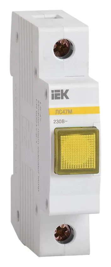 Лампа сигнальная ЛС-47М желт. KARAT IEK MLS20-230-K05