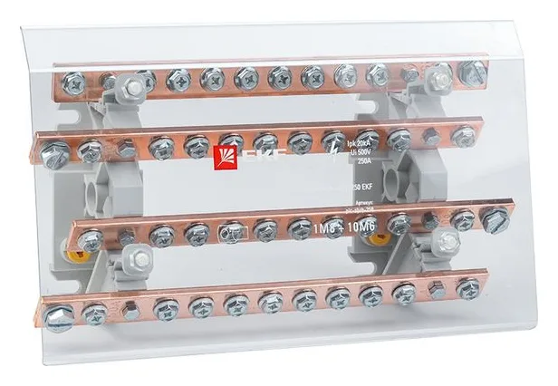 Блок распределительный шинный ШРБ-250 EKF plc-shrb-250