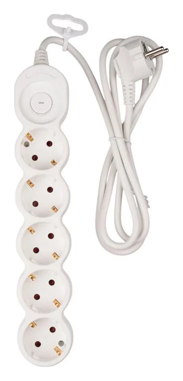 Удлинитель EX-05GS-500 (5х5) заземл. выкл. JazzWay 5065208
