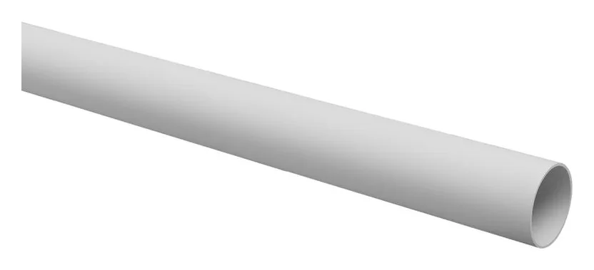 Труба гладкая ПВХ жесткая легкая d20мм сер. (дл.2м) TOKOV ELECTRIC TKE-THG-PVC-20-2-C06
