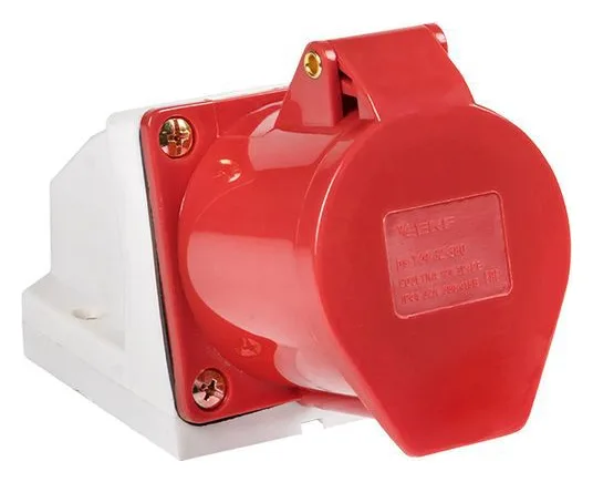 Розетка наружн. уст. 32А 380В 3P+РЕ IP44 (124) EKF ps-124-32-380