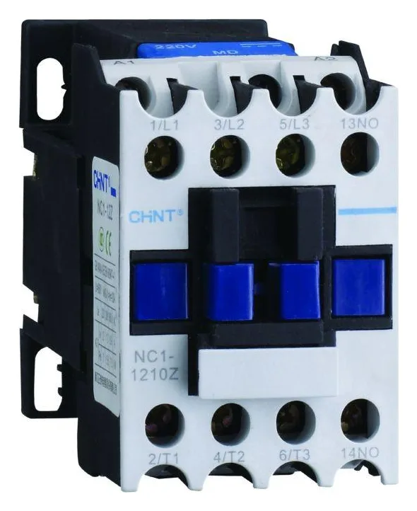 Контактор NC1-1210Z 12А кат. 24В DC 1НО (R) CHINT 221437