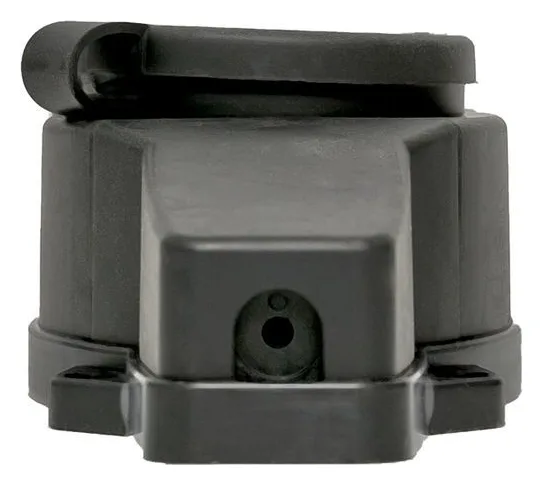 Колодка 2-м 16А IP44 2P+PE 230В с защ. крышками каучук Basic EKF RPS-018-16-230-44