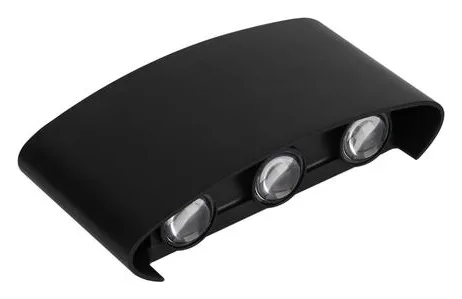 Светильник светодиодный архитектурный PWL-80160 6Вт 4000К BL IP54 фасадный черн. JazzWay 5039858