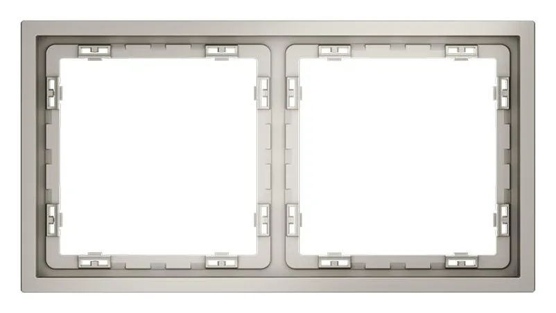 Рамка 2-м S70 пластик. кашемир Voltum VLS100203
