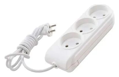 Удлинитель 3х5м без заземл. 10А IP20 защ. шторки Makel N3010061