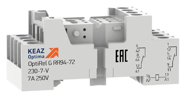 Розетка для реле OptiRel G RR94-72-230-7-V КЭАЗ 281170
