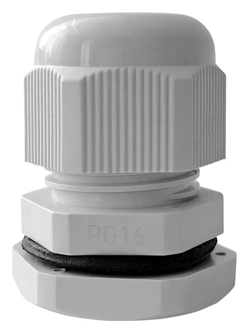 Ввод кабельный (сальник) PG-16 IP68 сер. TOKOV ELECTRIC TKE-PG-16-G