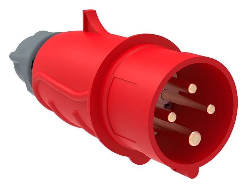 Вилка эл. каб. 16А 3P+PE 380В IP44 MAGNUM ССИ-014 IEK PSN02-016-4