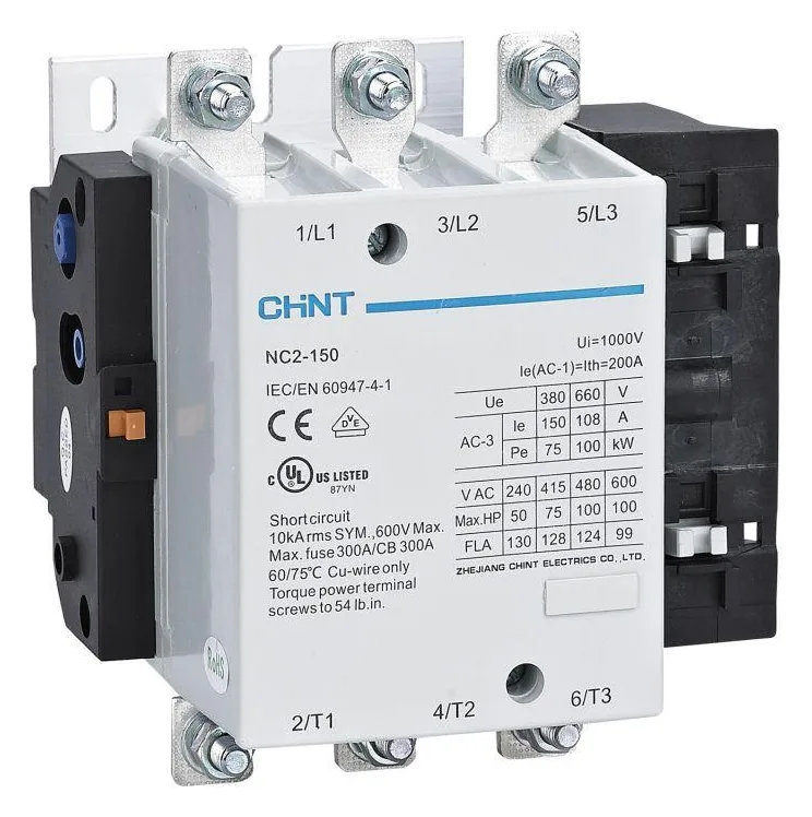 Контактор NC2-150 150А кат. 220-240В AC AC-3 (R) CHINT 671398