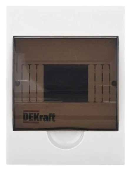 Корпус навесной ЩРН-П-6 20х15х10 6мод. IP41 пластик. DEKraft 31009DEK