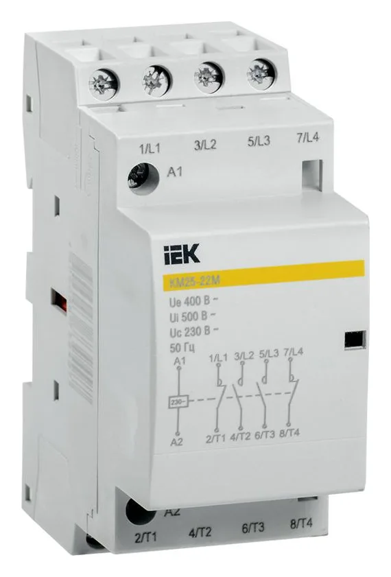Контактор модульный КМ25-22М AC KARAT IEK MKK11-25-22
