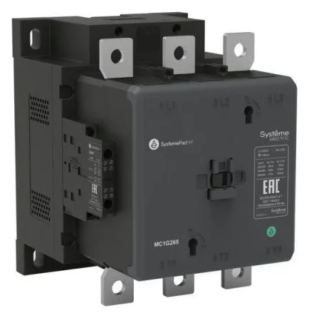 Контактор MC1G 3п 265А кат. 100-250В AC/DC 2НО+2НЗ SE MC1G265KUE