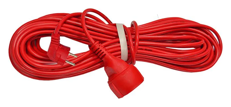 Удлинитель-шнур 1х20м с заземл. 10А IP20 2.2кВт ПВС 3х1 DOMTOK 2493