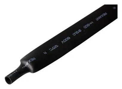 Трубка термоусадочная ТУТ нг 12.0/6.0 черн. 1м Rexant 21-2006