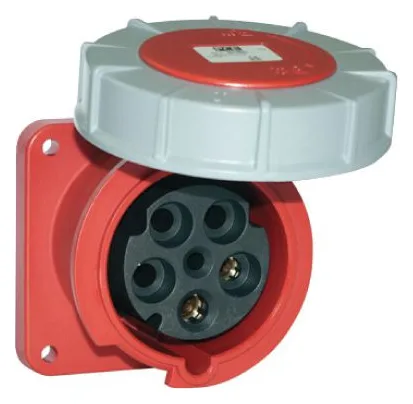 Розетка скрыт. уст. 125А 400В 3P+E IP67 DKC DISF041254