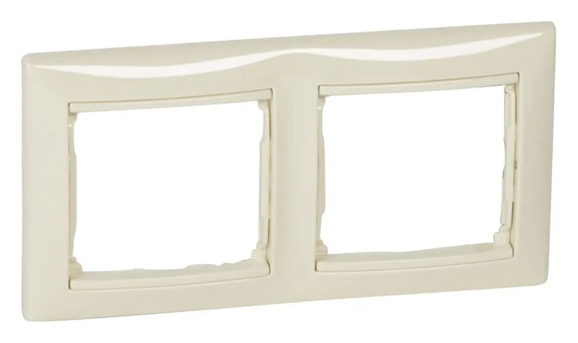 Рамка 2-м СП Valena IP20 горизонт. сл. кость (DIY-упак.) IEK 695632