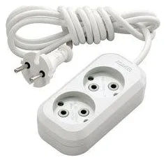 Удлинитель 2х7м без заземл. 10А IP20 Makel MGP107