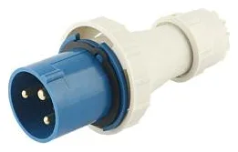 Вилка переносная PPC 033 2PPE 63А 220В IP67 JazzWay 5072398