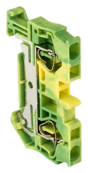 Колодка клеммная ST-4 земля пружинная EKF plc-jxb-st-4-pen
