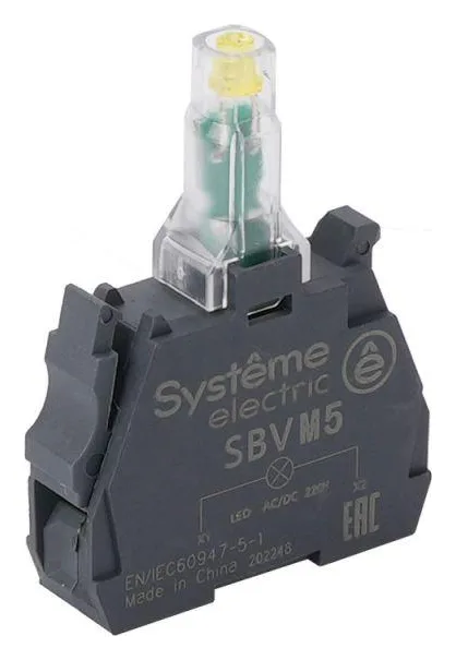 Блок световой светодиодный 230-240В AC желт. SE SBVM5
