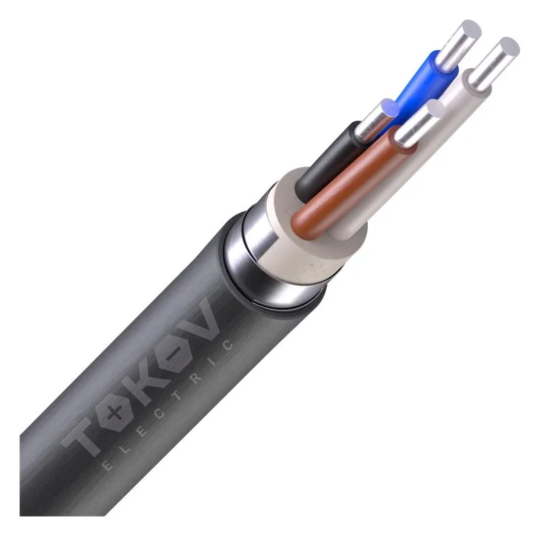 Кабель TOKOV ELECTRIC АВБШв 4х10 ОК (N) 0.66кВ (м) УТ000030770