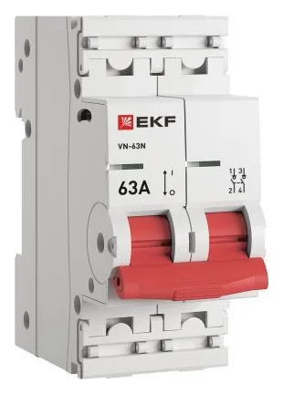 Выключатель нагрузки 2п 63А ВН-63N PROxima EKF S63263