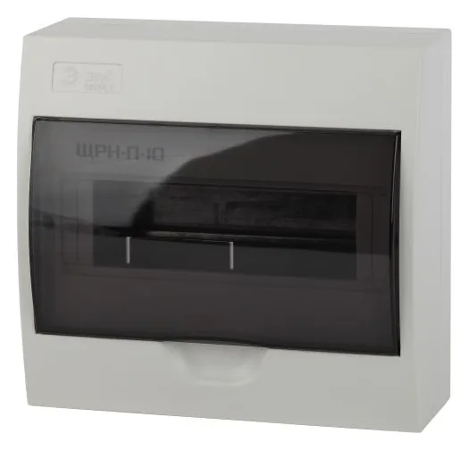 Бокс навесной ЩРН-П-10 10мод. IP41 пластик SIMPLE NO-box_simple-plastic_10_surface BOXS10 Эра Б0041524