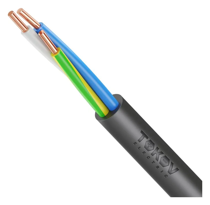 Кабель TOKOV ELECTRIC ППГнг(А)-HF 3х1.5 ОК (N PE) 1кВ (м) УТ000028587
