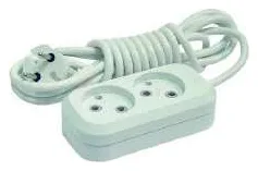 Удлинитель 2х2м без заземл. 10А IP20 Makel MGP102