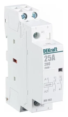 Контактор модульный МК-103 2НО 25А 230В DEKraft 18064DEK