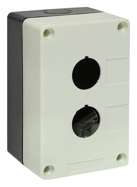 Корпус КП 102 2 кнопки белый EKF cpb-102-w