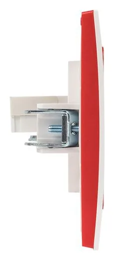 Рамка 2-м Стокгольм бел. с линией цвета красн. PROxima EKF EXM-G-305-20