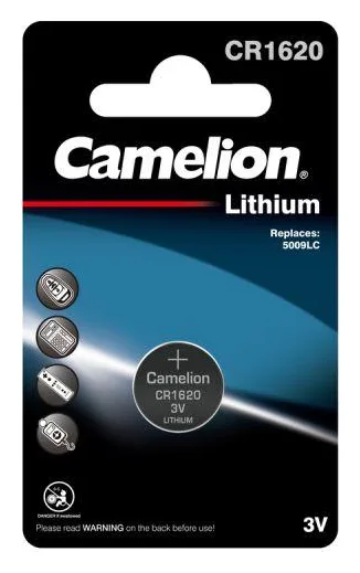 Элемент питания литиевый CR1620 BL-1 (блист.1шт) Camelion 3610