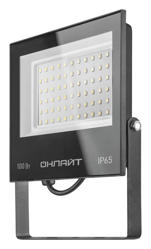 Прожектор светодиодный 90 500 OFL-03-100-6.5K-BL-IP65-LED 100Вт 6500K IP65 8000лм черн. ОНЛАЙТ 90500