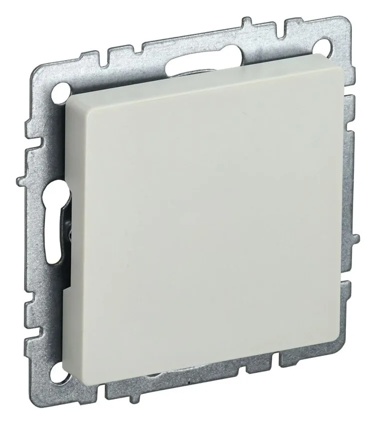 Заглушка с суппортом BRITE МЗ10-БрКр механизм беж. IEK BR-PL10-K10