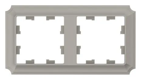 Рамка 2-м AtlasDesign Antique универс. шампань SE ATN100502