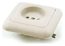 Розетка 1-м СП РС10-005 10А IP20 бел. БЕЛ. ЦЕРКОВЬ РС10-005